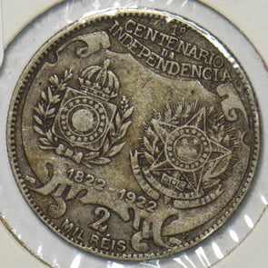 Brazil 1922 1822 - 1922 2000 Reis 195519 combine shipping