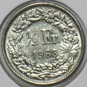 Switzerland 1963 1/2 Franc 151089 combine shipping