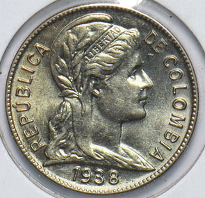 Colombia 1938 2 Centavos 490347 combine shipping