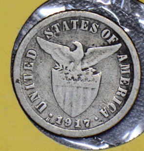 Philippines 1917 S 10 Centavos  190129 combine shipping