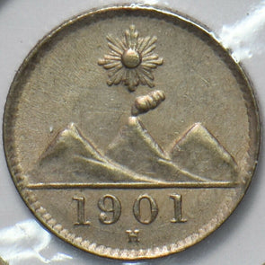 Guatemala 1901 H 1/4 Real 193208 combine shipping