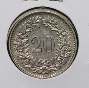 Switzerland 1962 20 Rappen  150275 combine shipping