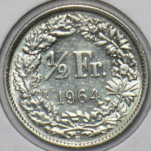 Switzerland 1964 1/2 Franc 151238 combine shipping