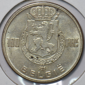 Belgium 1949 100 Francs Lion animal 293819 combine shipping