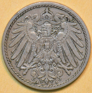 Germany 1901 5 Pfennig Eagle animal 902318 combine shipping