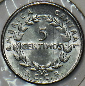 Costa Rica 1967 5 Centimos 196295 combine shipping