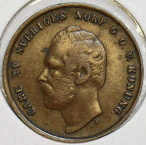 Sweden 1872 Ore 297941 combine shipping