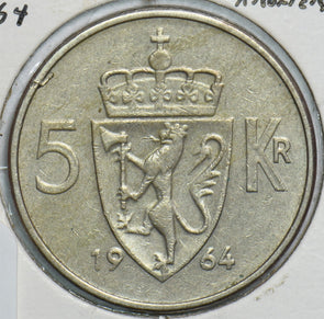 Norway 1964 5 Kroner 153938 combine shipping
