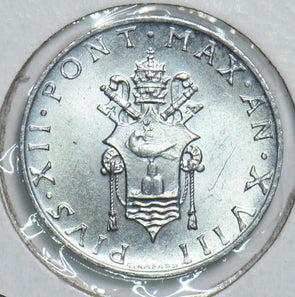 Vatican 1956 Lire Ch BU 241072 combine shipping