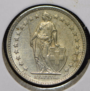 Switzerland 1960 1/2 Franc  191165 combine shipping