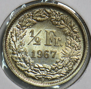Switzerland 1967 1/2 Franc 298047 combine shipping