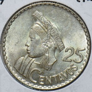 Guatemala 1964 25 Centavos (Quetzal) bird animal 294903 combine shipping