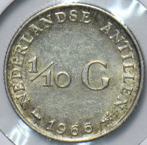 Netherlands Antilles 1966 1/10 Gulden 150688 combine shipping