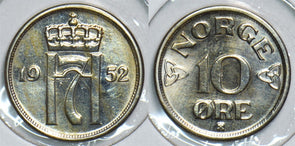 Norway 1952 10 Ore 904817 combine shipping
