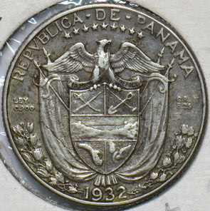 Panama 1932 1/4 Balboa 292596 combine shipping