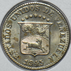 Venezuela 1945 5 Centimos Horse animal 296438 combine shipping