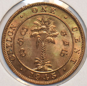 Ceylon 1945 Cent 295192 combine shipping