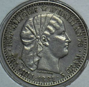 Haiti 1881 20 Cents 490076 combine shipping