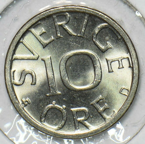 Sweden 1990 10 Ore Gem BU 903909 combine shipping