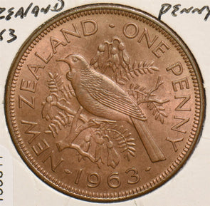 New Zealand 1963 Penny Tui bird 199011 combine shipping