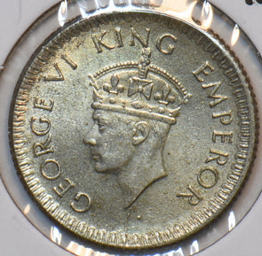 British India 1943 1/4 Rupee 295356 combine shipping