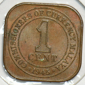 Malaya 1945 Cent 298350 combine shipping