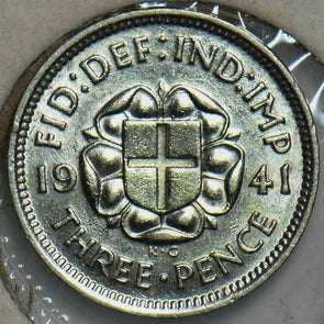 Great Britain 1941 3 Pence/Threepence 153111 combine shipping