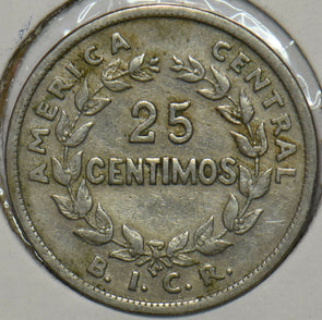 Costa Rica 1935 25 Centimos 196195 combine shipping
