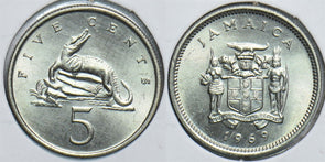 Jamaica 1969 5 Cents Crocodile animal 904646 combine shipping