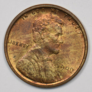 1909 Lincoln Wheat Cent BU/ UNC brown U0248