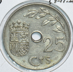 Spain 1937 25 Centimos 241084 combine shipping