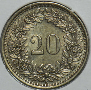 Switzerland 1943 20 Rappen 196336 combine shipping