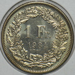 Switzerland 1984 Franc BU 152242 combine shipping