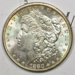 1880-S Morgan Dollar Silver MS +++ near Gem U0223