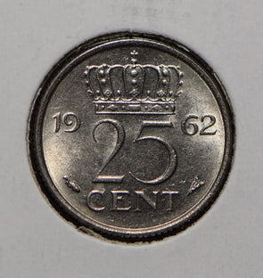 Netherlands 1962 25 Cents  900355 combine shipping