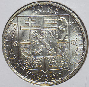Czechoslovakia 1957 20 Korun Lion animal Bear 293593 combine shipping