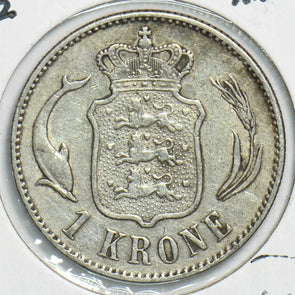 Denmark 1892 Krone Porpoise D0102 combine shipping