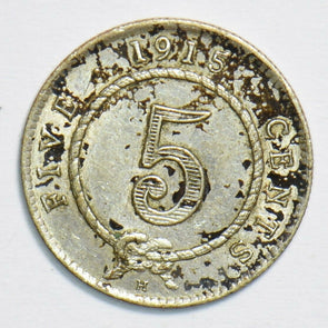 Sarawak 1915 5 Cents S0324 combine shipping