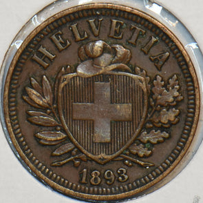 Switzerland 1893 2 Rappen 196238 combine shipping