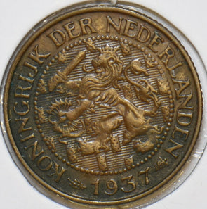 Netherlands 1937 Cent 903836 combine shipping