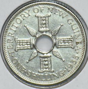 New Guinea 1935 Shilling 292424 combine shipping