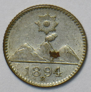 Guatemala 1894 1/4 Real 292888 combine shipping