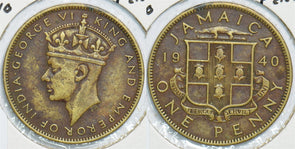Jamaica 1940 Penny 153800 combine shipping