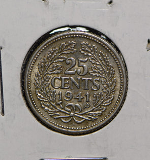 Netherlands 1941 25 Cents  291681 combine shipping