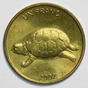 Congo 2002 Franc Lionanimal Turtle 197842 combine shipping