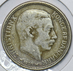 Denmark 1930 2 Kroner King Christian X's 60th birthday 195077 combine shipping