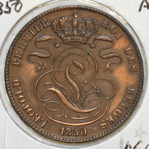 Belgium 1850 5 Centimes Lion animal B0148 combine shipping