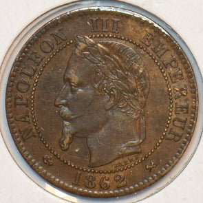 France 1862 K 2 Centimes Eagle animal 296710 combine shipping