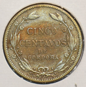 Nicaragua 1920 5 Centavos 199130 combine shipping