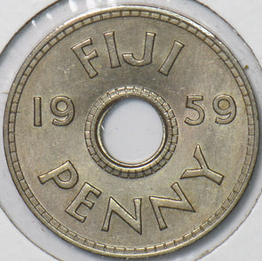 Fiji 1959 Penny 194596 combine shipping